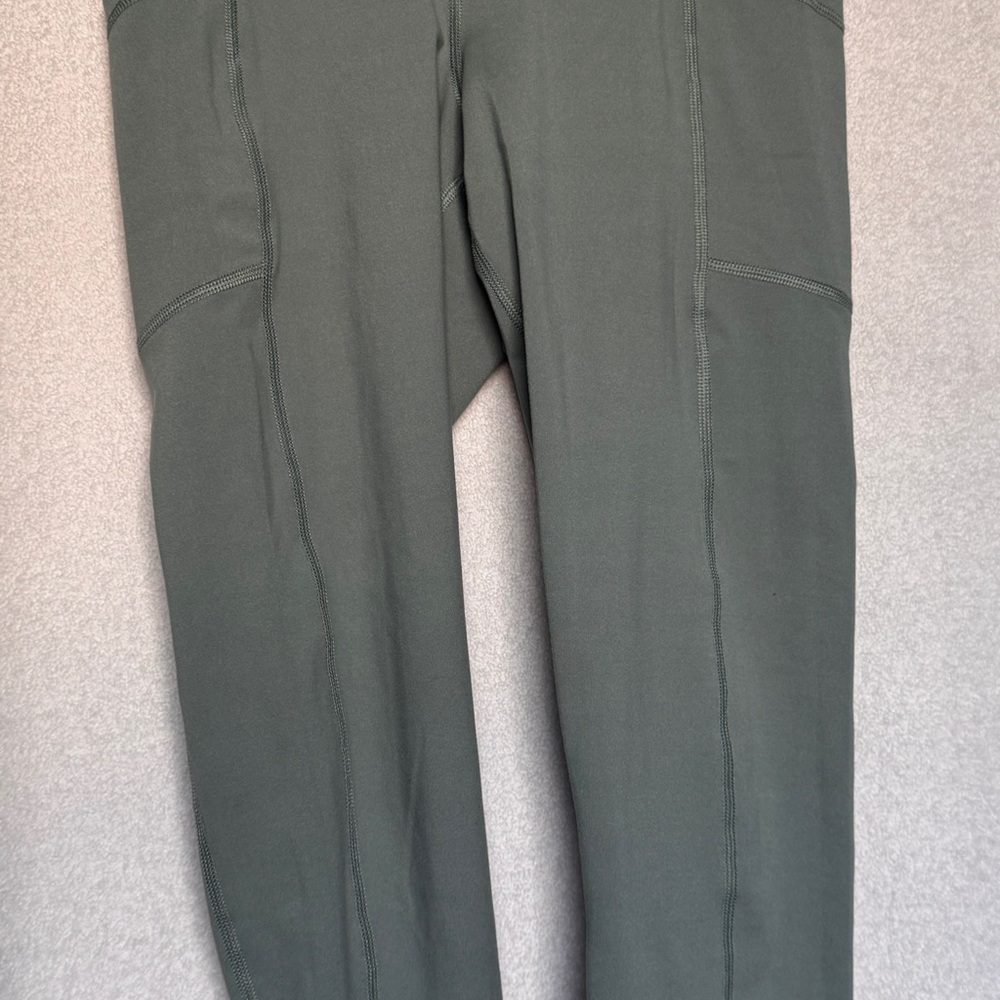Women’s olive green leggings